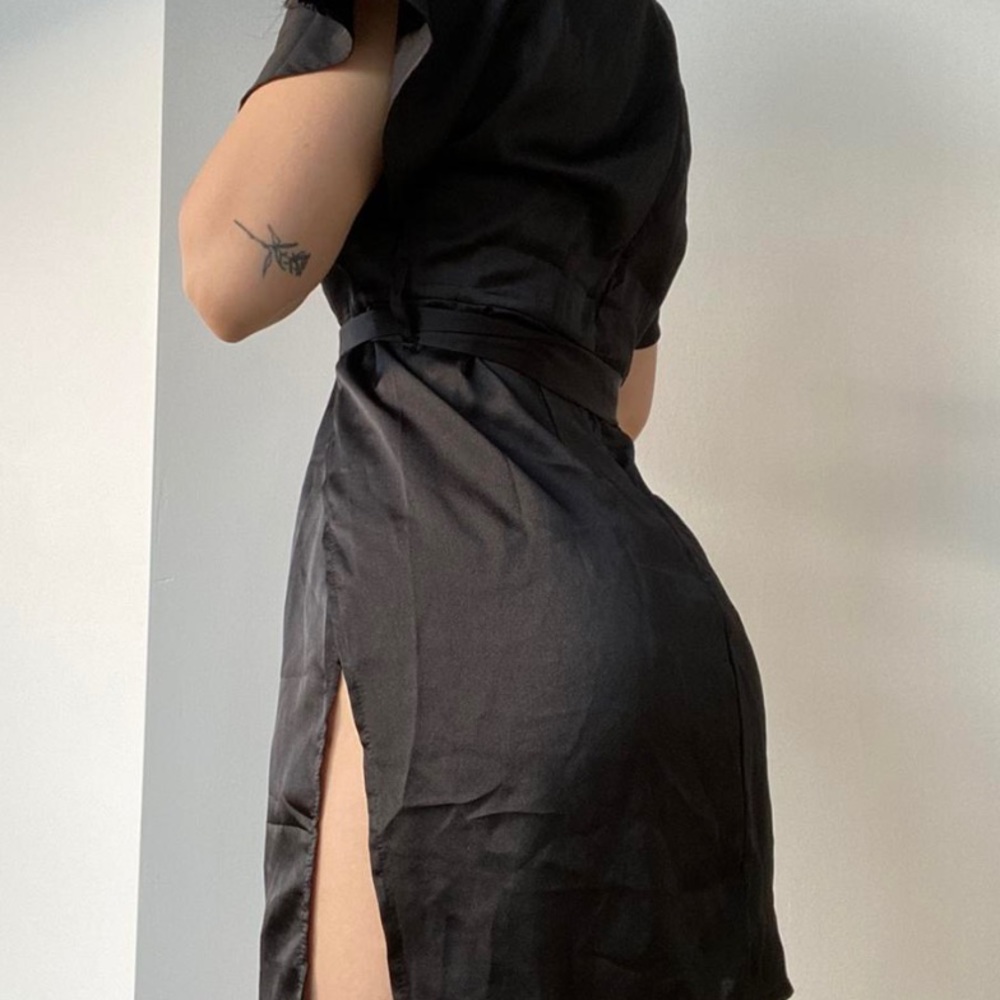 Gorgeous silk black dress!!